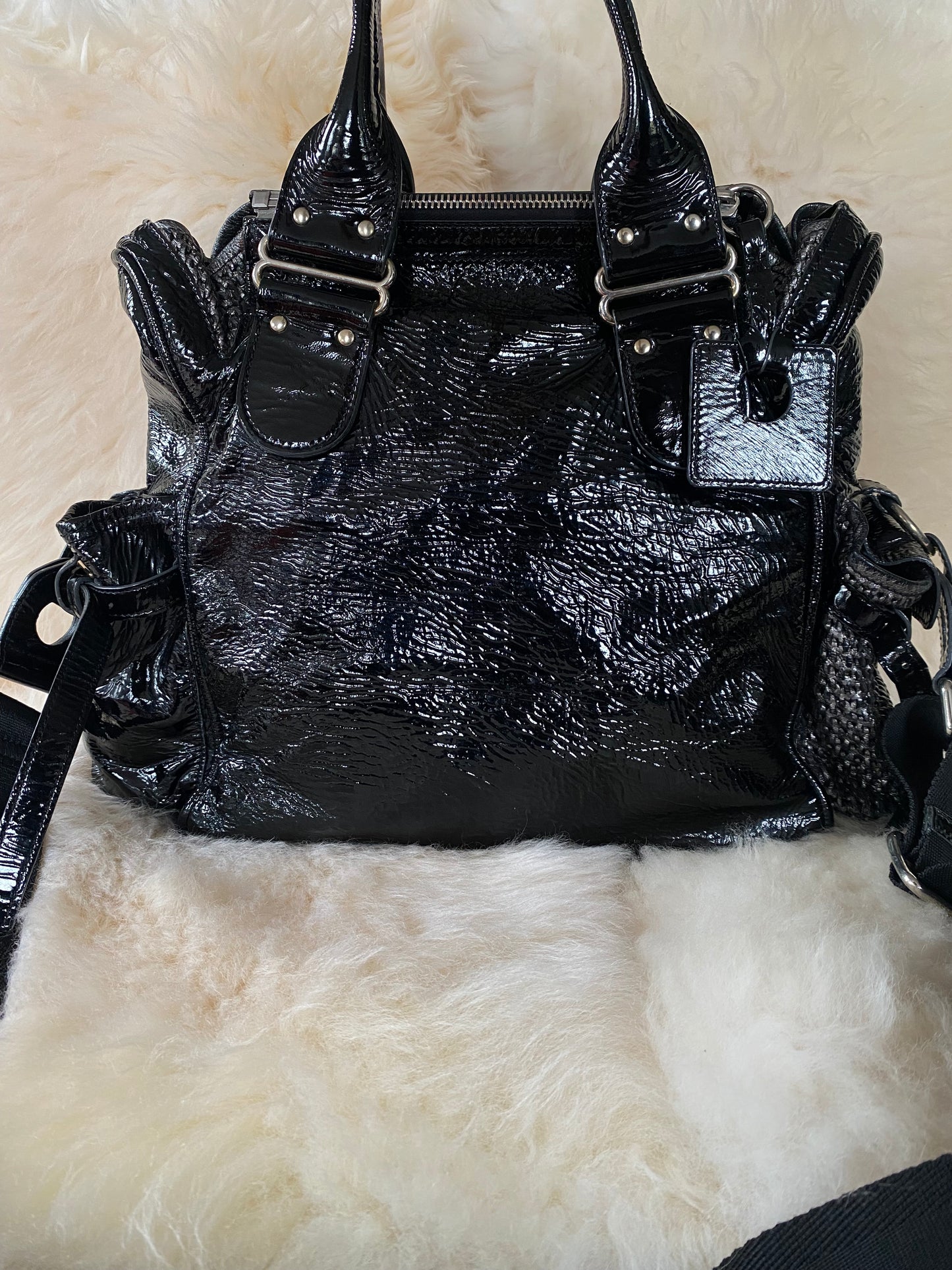 Chloe Ada Patent Leather Bag