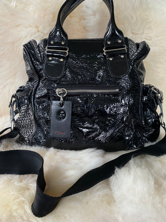Chloe Ada Patent Leather Bag