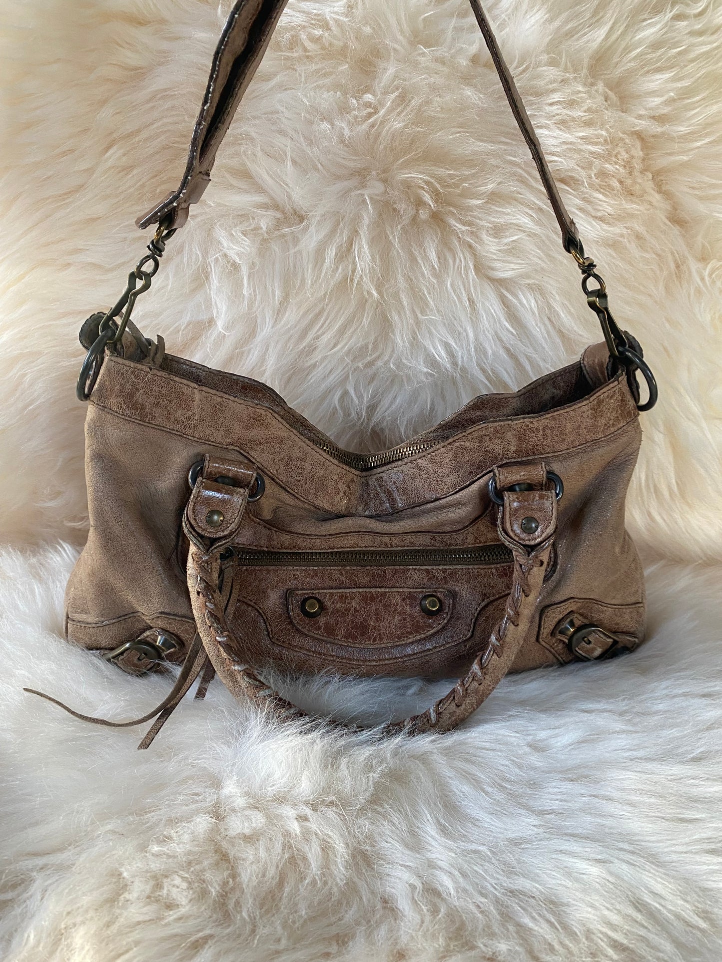 Balenciaga City Bag Mini Brown