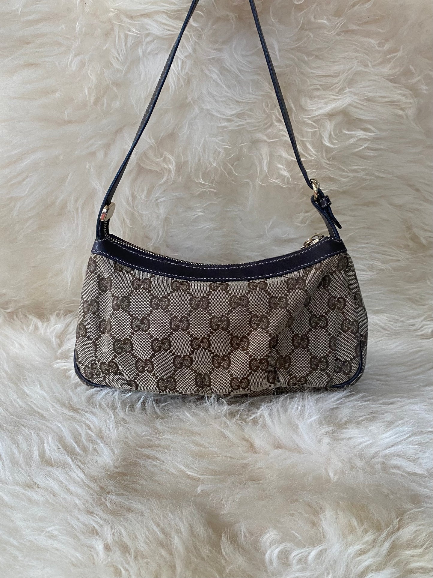 Gucci Monogram Canvas Mini Bag