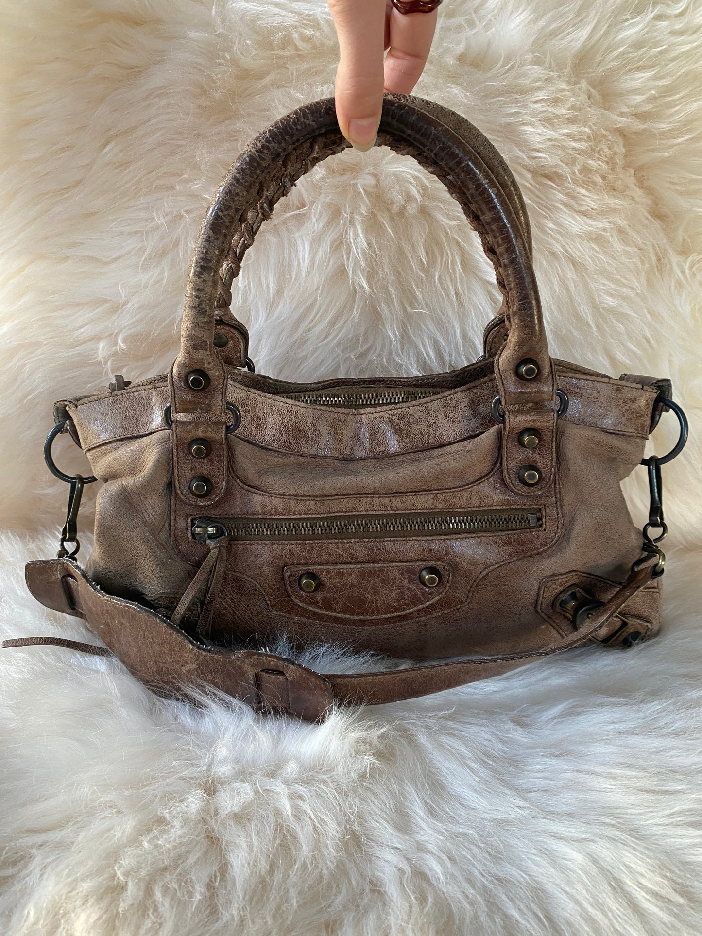 Balenciaga City Bag Mini Brown