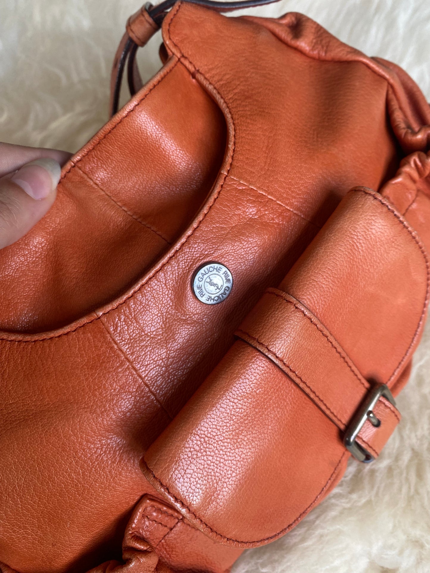 Yves Saint Laurent Mombasa Bag Orange