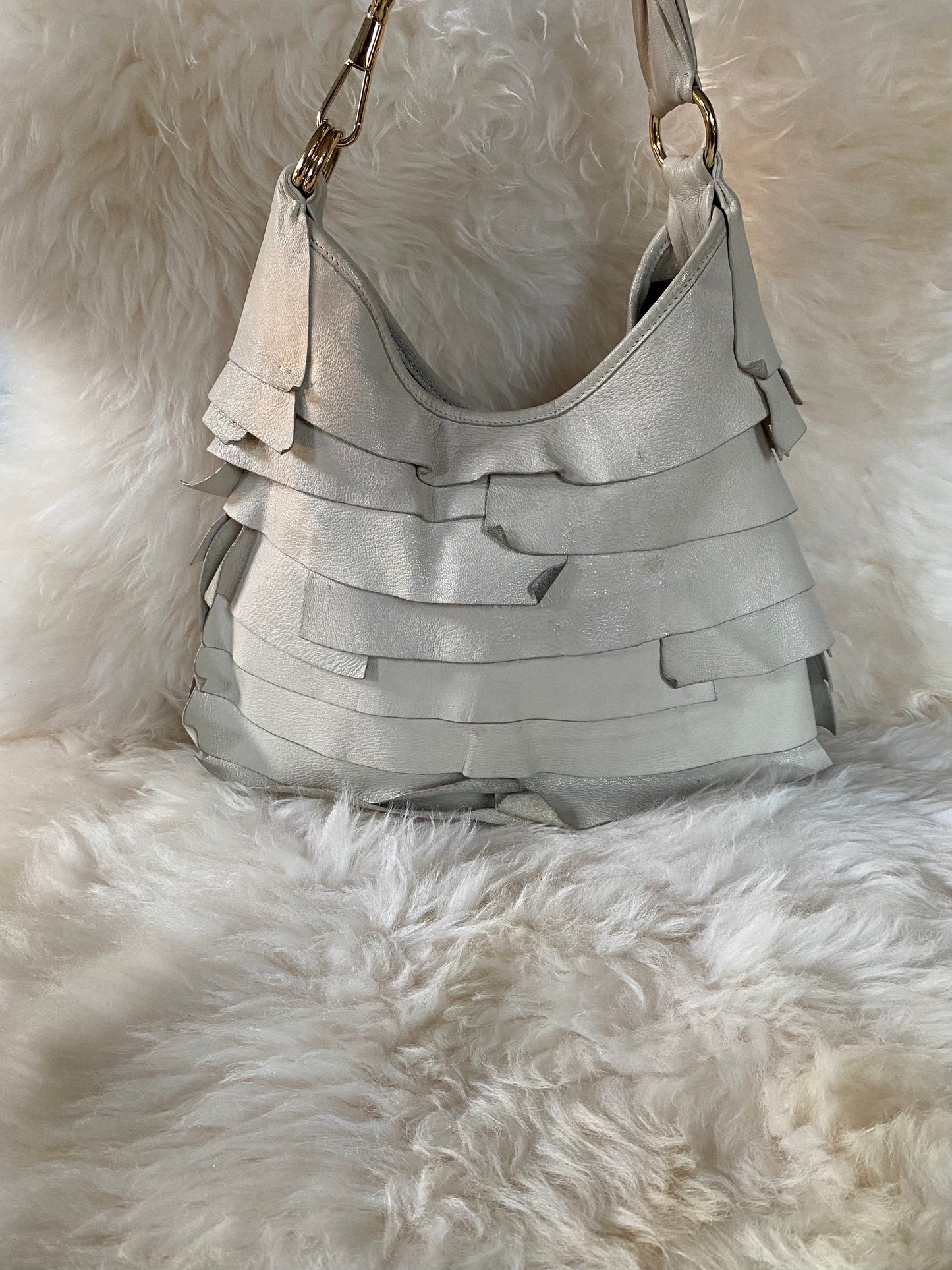 Yves Saint Laurent St. Tropez Bag White