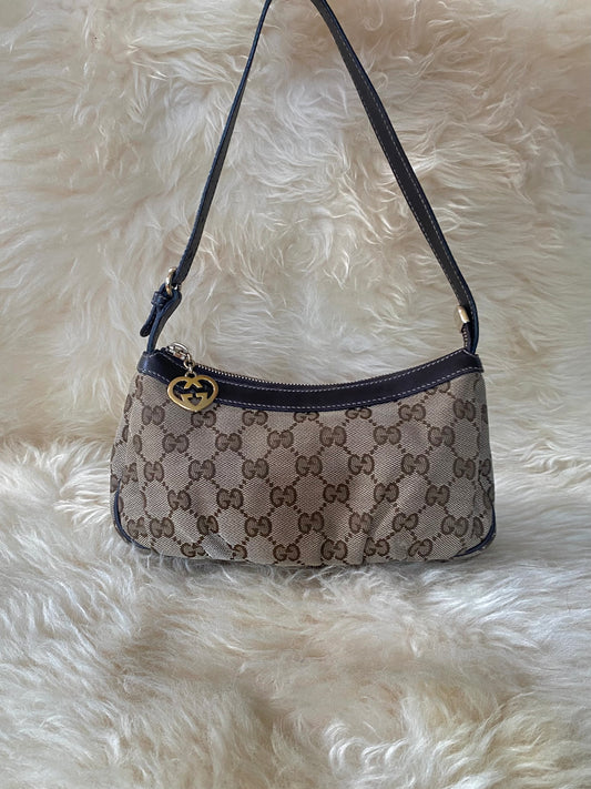 Gucci Monogram Canvas Mini Bag