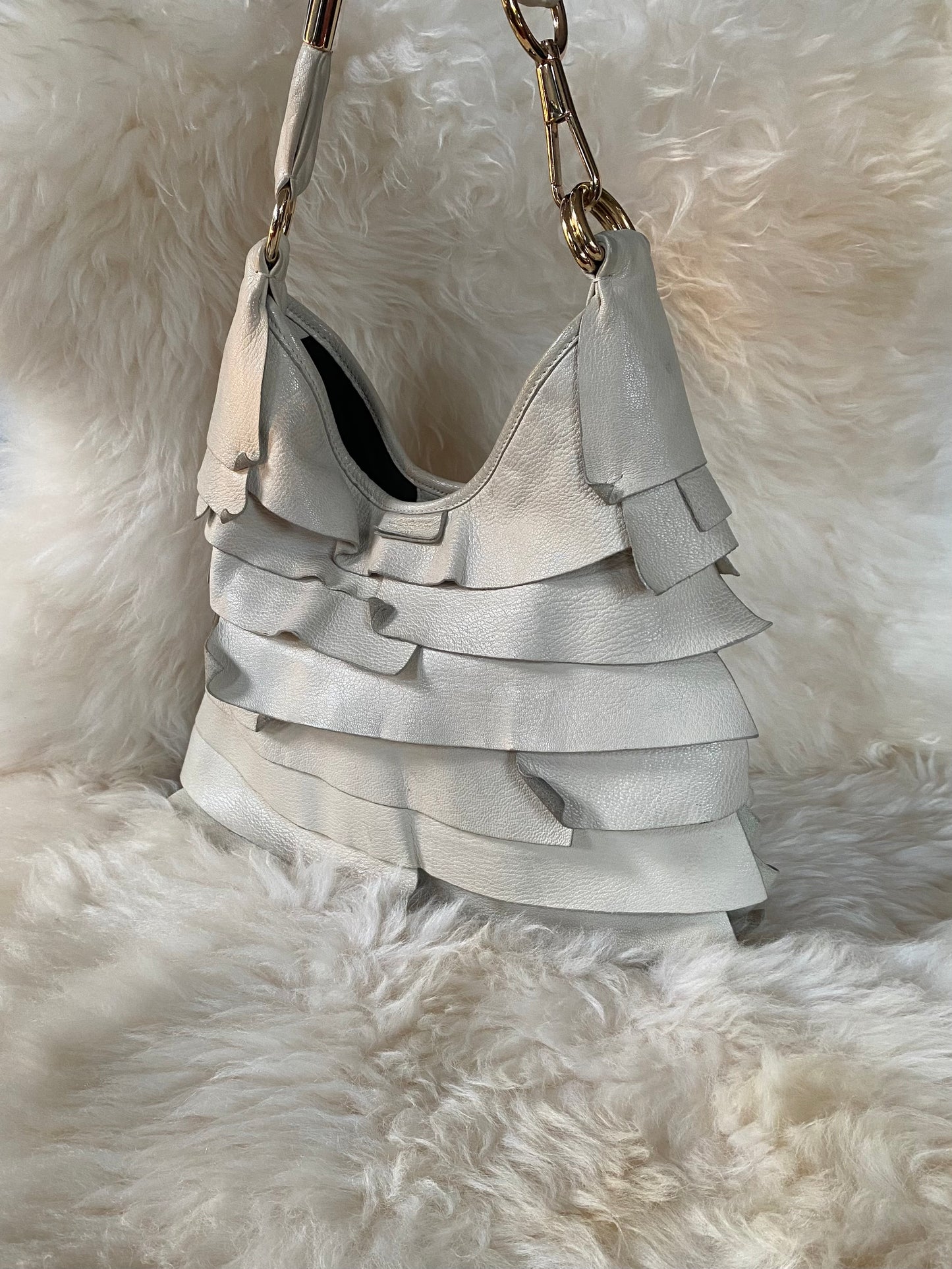 Yves Saint Laurent St. Tropez Bag White