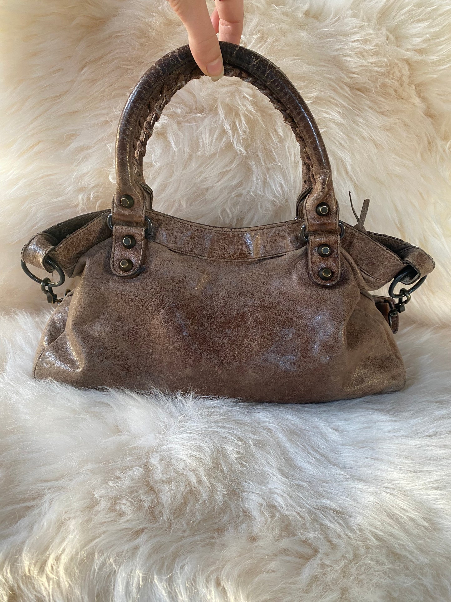 Balenciaga City Bag Mini Brown