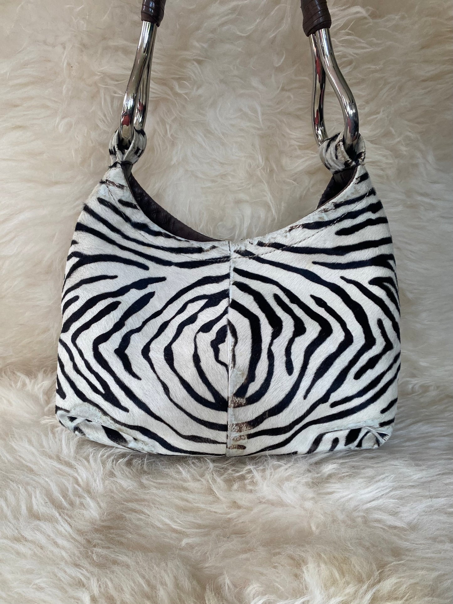 Prada Zebra Leather Bag