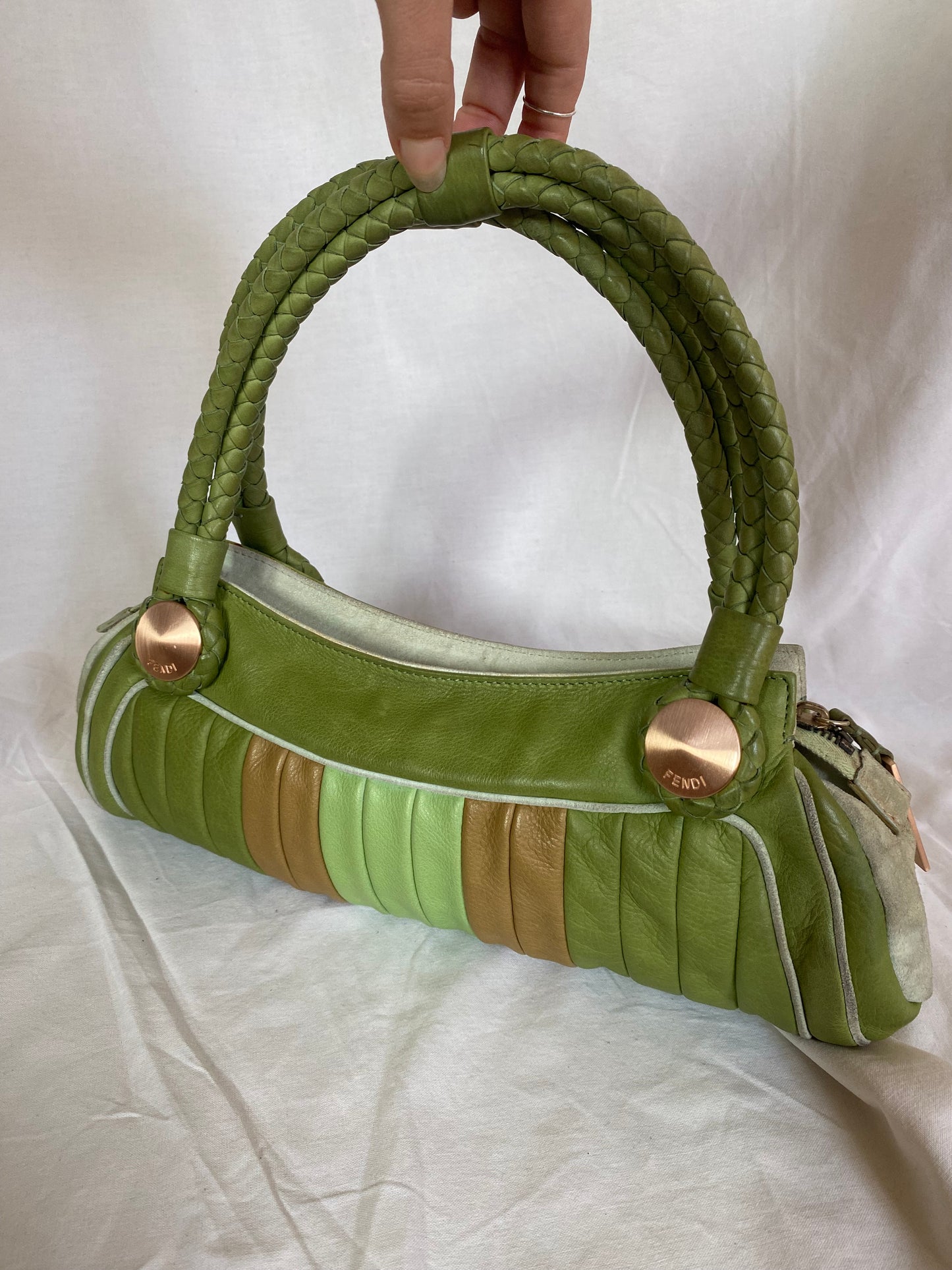 Fendi Radio Shoulder Bag Green 2010