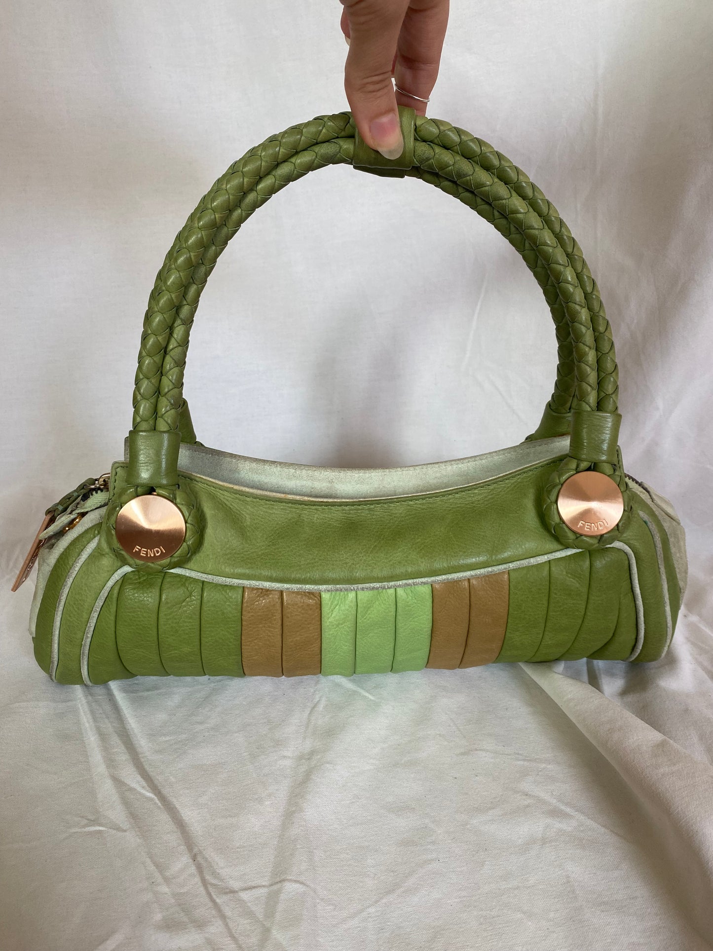 Fendi Radio Shoulder Bag Green 2010