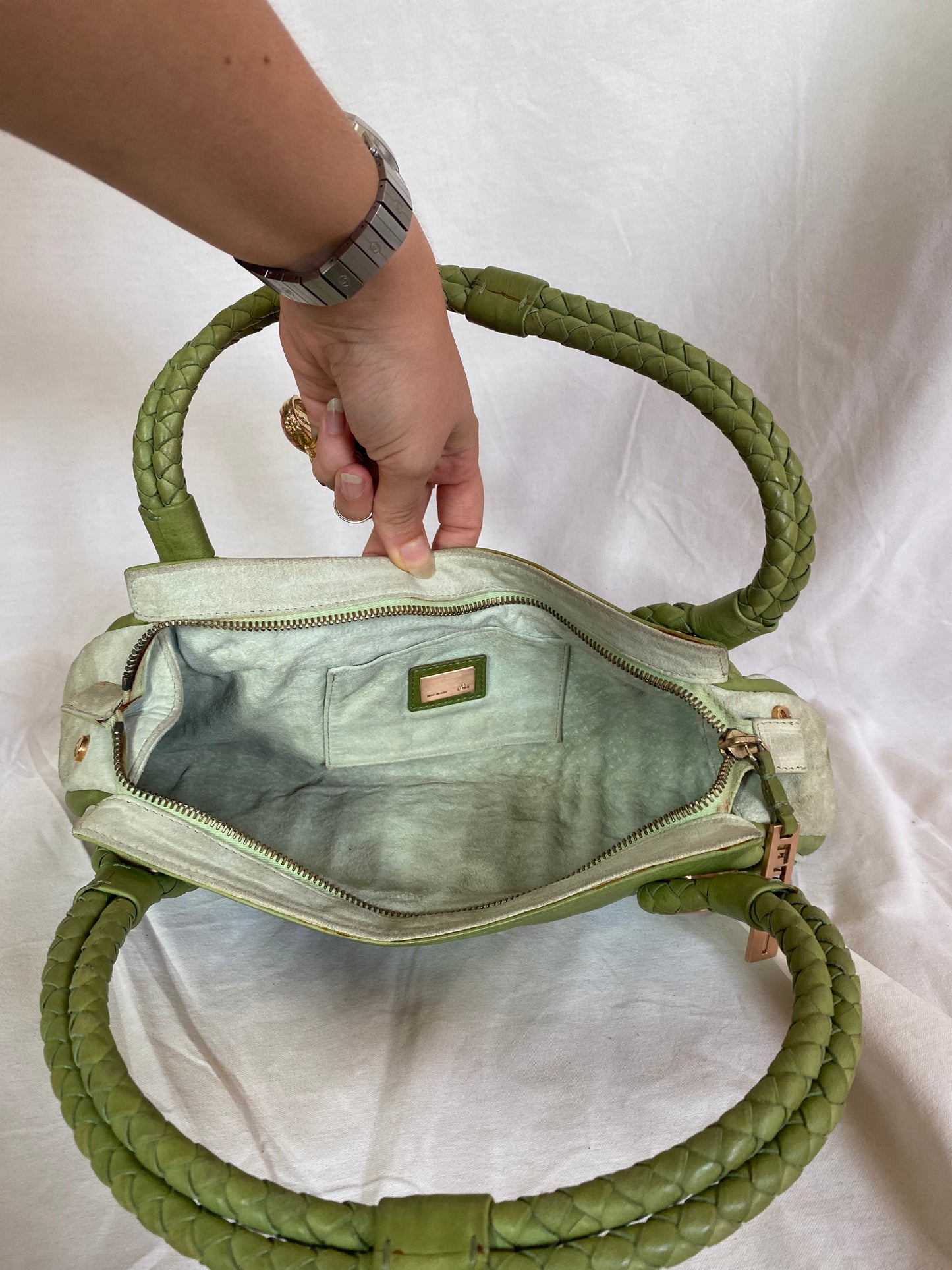 Fendi Radio Shoulder Bag Green 2010